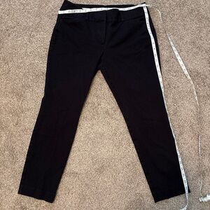 Loft outlet Black curvy skinny ankle pant